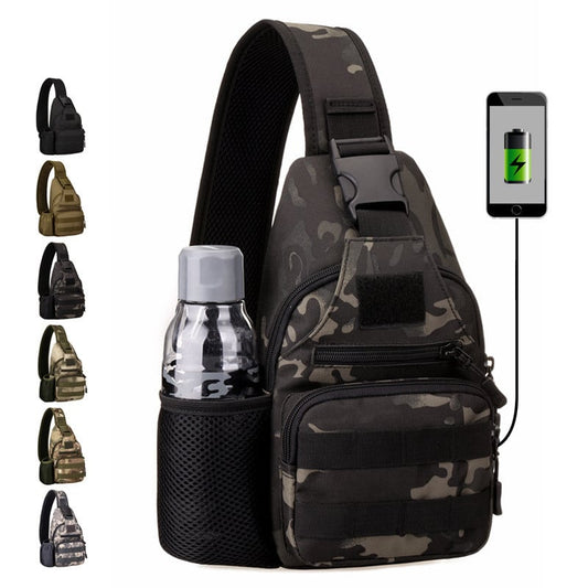 Water Bottle Chest Bag for Outdoor Activities